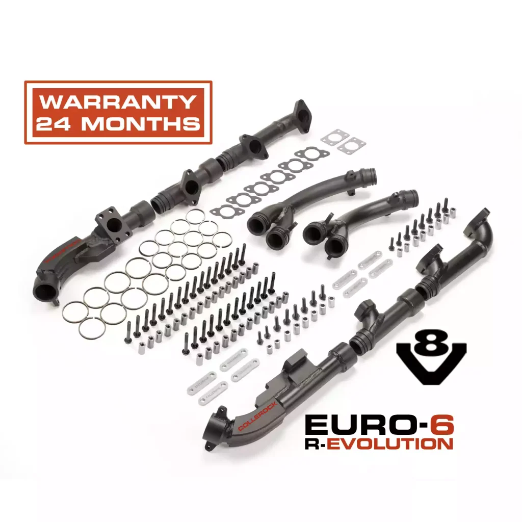 exhaust manifolds for scania v8 euro 6