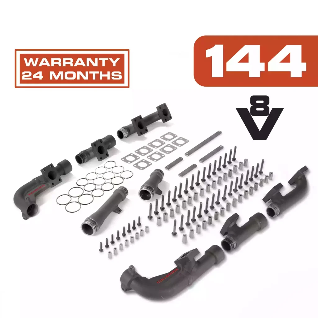 scania V8 144 exhaust manifolds